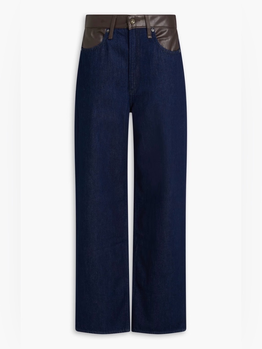 NWT rag & bone The Lori Mid-Rise Dark Blue Denim
